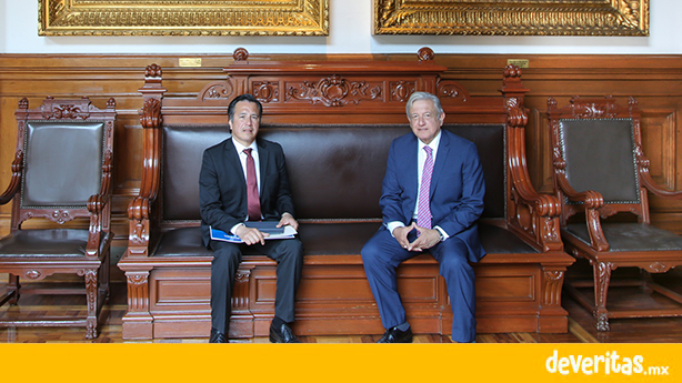 Se reúne Cuitláhuac García con AMLO, previo a gira presidencial por el sur de Veracruz