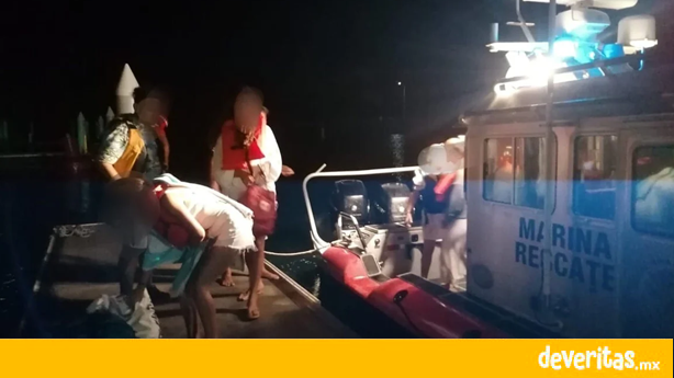 En el mar la vida es más sabrosa, 11 personas quedaron a la deriva en un yate, ya fueron rescatados