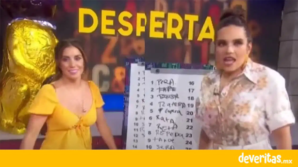 ¡Andrea Escalona «le hace el feo» a Tania Rincón en pleno programa en vivo!