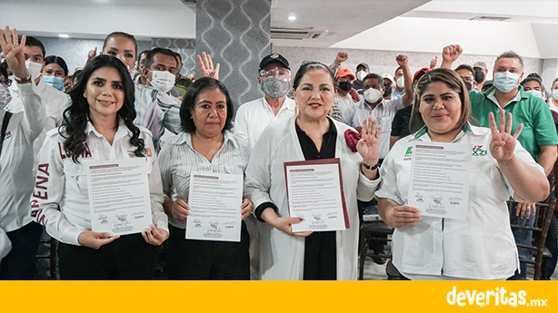 Las mujeres de Morena vamos a resolver el problema del agua: candidatas firman Acuerdo en Defensa de Nuestra Agua con extrabajadores del SAS