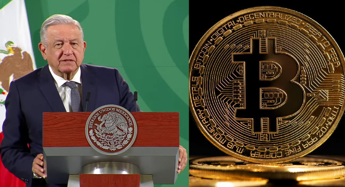 AMLO dice no al Bitcoin como moneda de curso legal