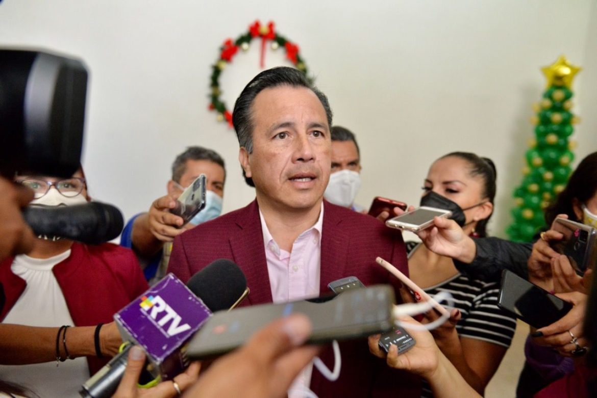Dispersa IPE mil 300 mdp para cubrir pagos de fin de año: gobernador Cuitláhuac