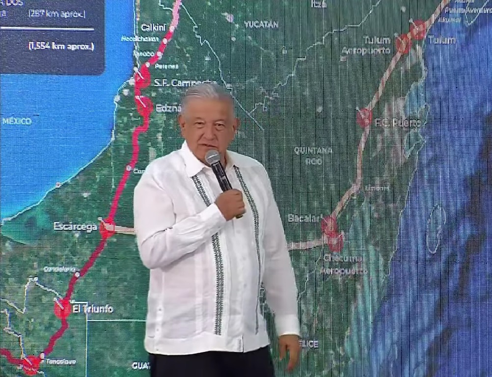 AMLO expropiará territorios para Tramo 3 del Tren Maya en “donde haya abusos”