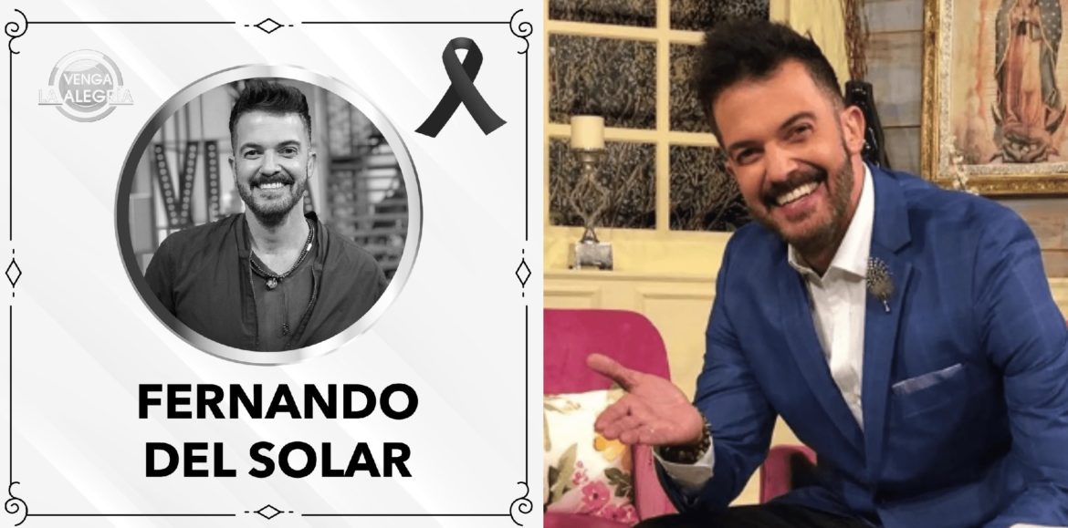 Reportan muerte de Fernando del Solar a sus 49 años, se desconocen las causas
