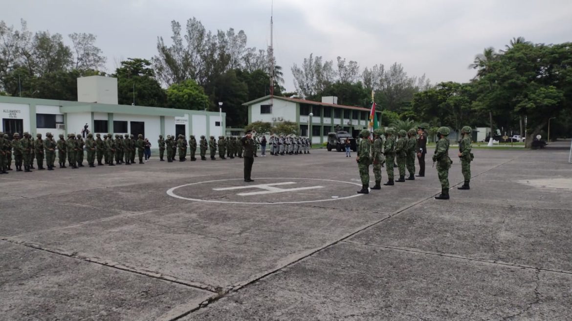 Llega nuevo comandante del 83 Batallón de Infantería a Boca del Río