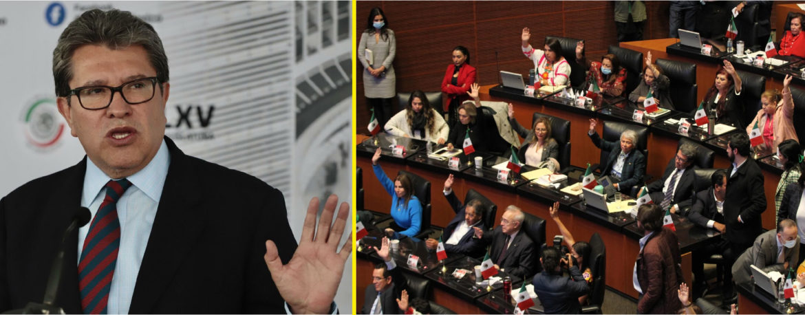 Ricardo Monreal va contra la 4T, no votó reforma de la GN