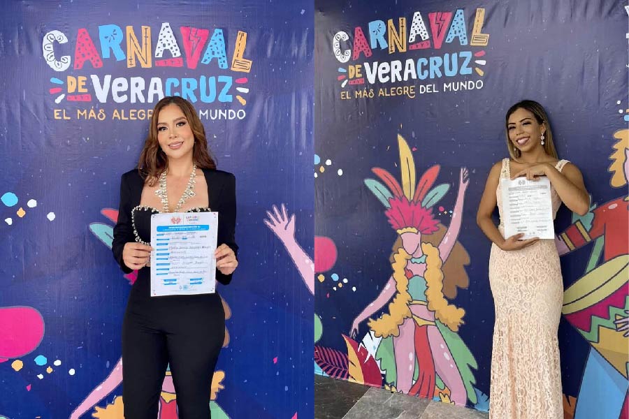 Se inscriben dos nuevas chicas como candidatas a Reina del Carnaval de Veracruz