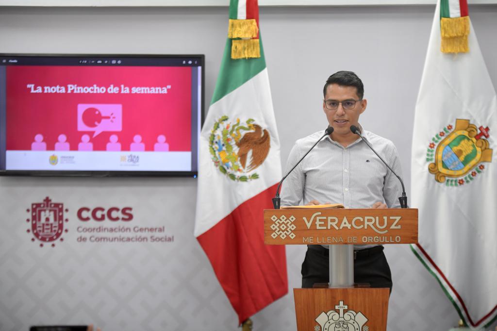 Llega ‘El pinocho de la semana’ la nueva sección para desmentir fake news en las conferencias del gobernador Cuitláhuac García
