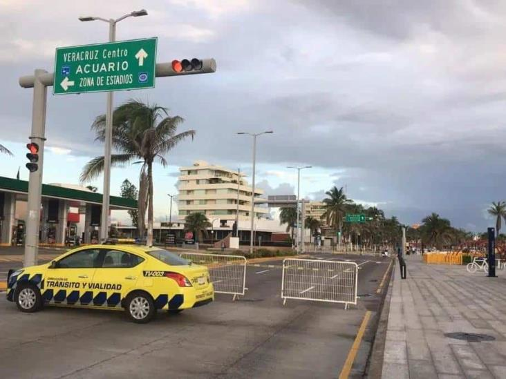 Cierre vial en Bulevar Ávila Camacho por evento deportivo en Veracruz