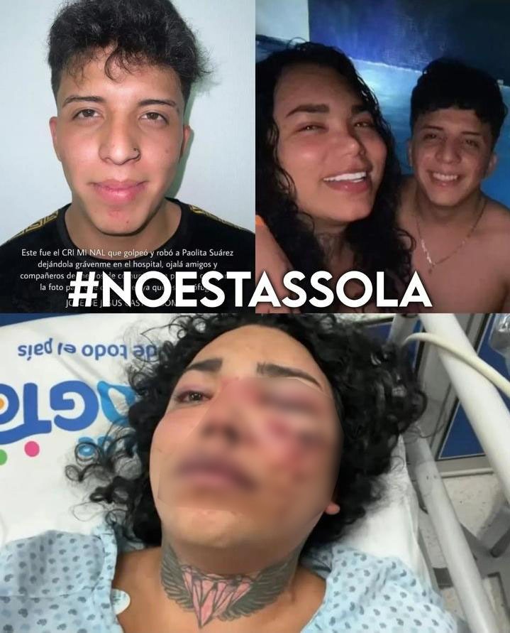 Paola Suárez, una de «Las Perdidas» es golpeada por su prometido