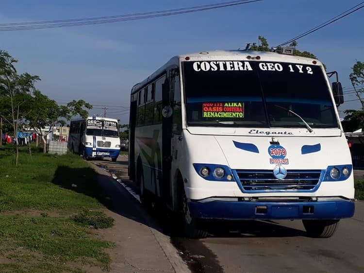 A pesar que choferes lo aumenten, el precio del autobús en Veracruz se mantiene