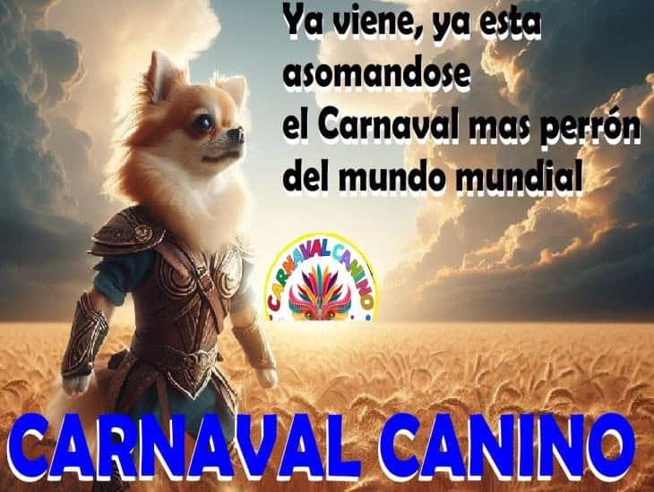 Anuncian Carnaval Canino en Veracruz para esta fecha