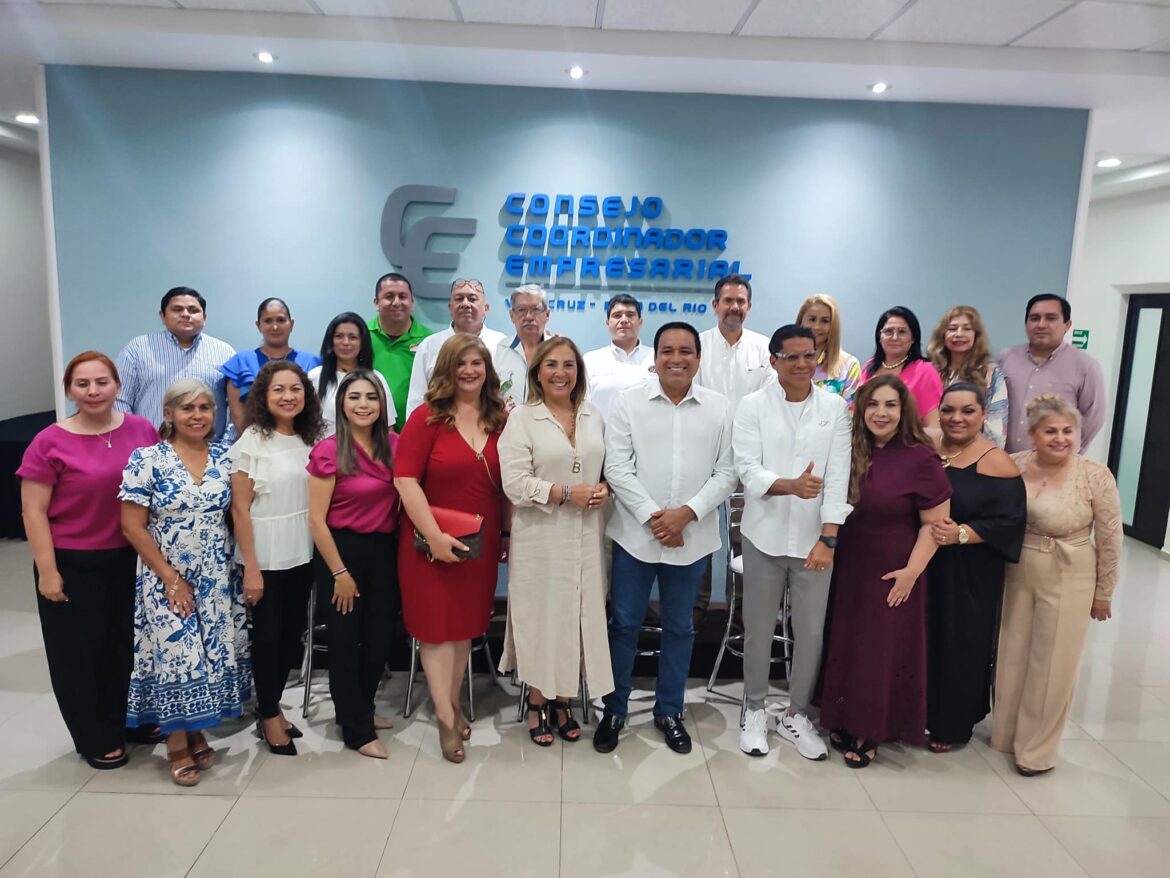 Morena será el vínculo perfecto con el empresariado de Veracruz para generar bienestar: Lupita Tapia